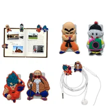 5 шт. бумажные зажимы Dragon Ball Z мультфильм мини закладки для школьных учебников офисные принадлежности USB DIY скрепляющие зажимы держатель для карты подарок