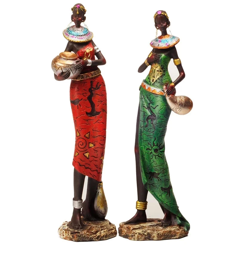 Online Buy Wholesale african woman figurine from China african woman
