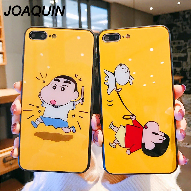 Чехол для телефона с рисунком Crayon Shin-chan iPhone X XR XS MAX чехол 7 8 6 6s plus Модный из