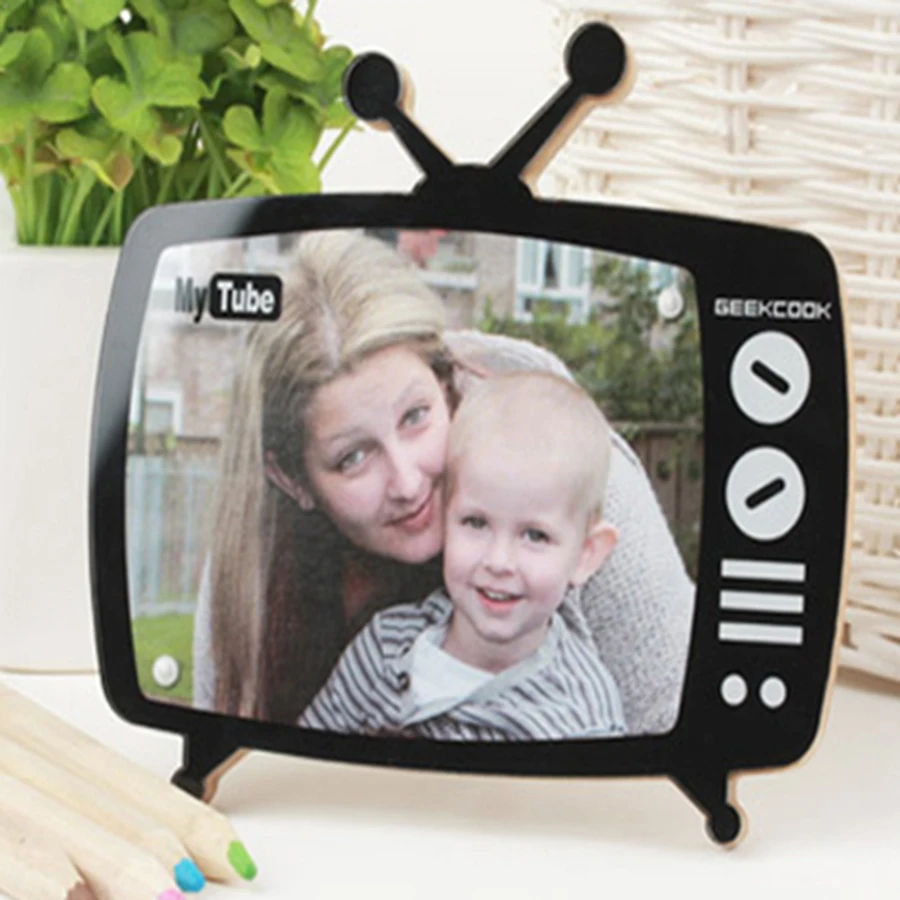 creative picture frames homemade creative tv modeling gift photo frame magnetic custom wall mounted acrylic photos frames marco de fotos picture 50b3014in from home garden creative picture frames homemade creative tv modeling gift photo frame magnetic custom wall mounted acrylic photos frames marco de fotos picture 50b3014in from home garden