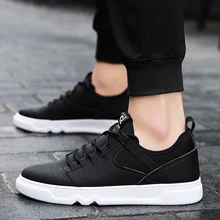 Oeak/кроссовки для мужчин; Вулканизированная обувь; простая повседневная обувь с круглым носком; Белая обувь; Walkerpeak zapatillas