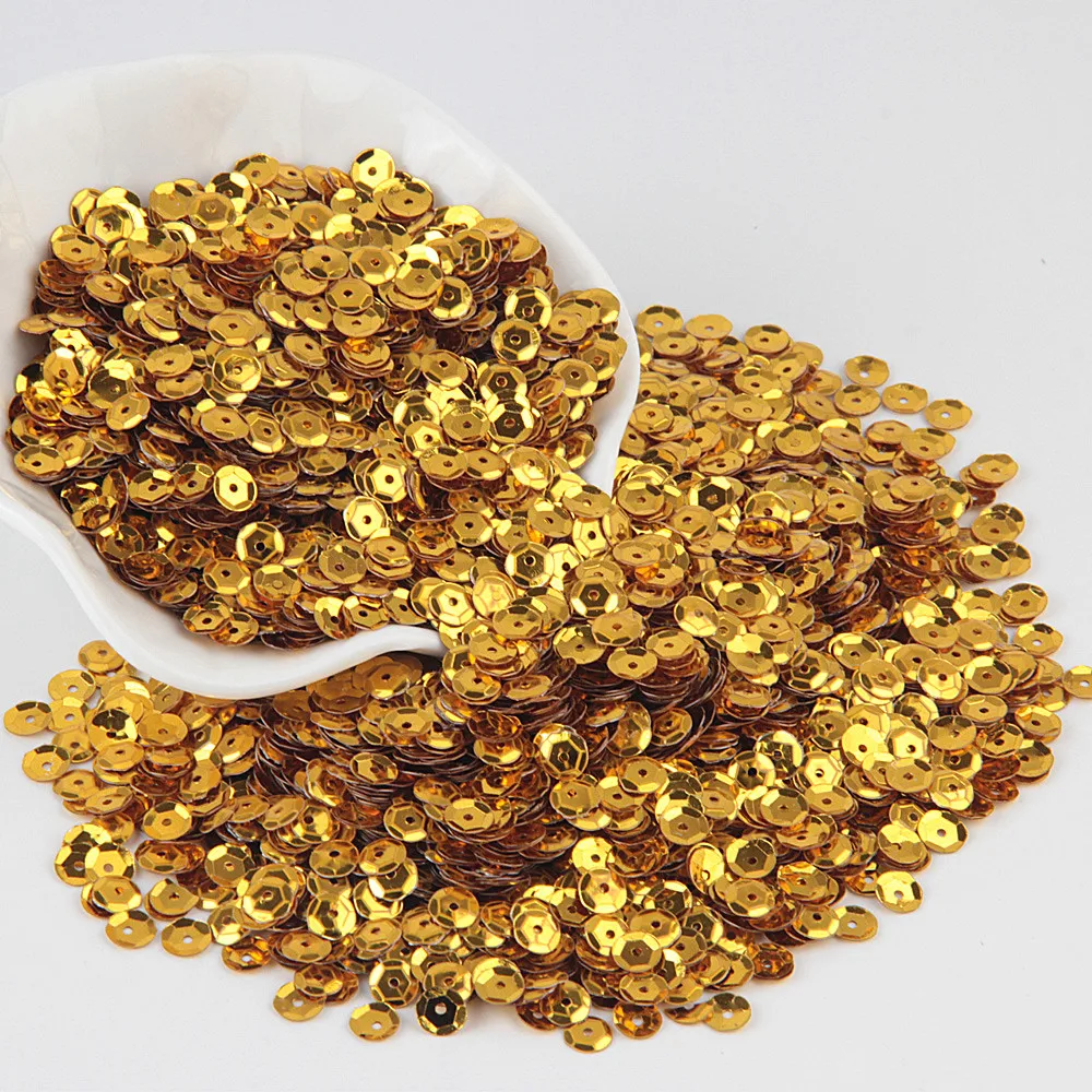 Круглая пайетка из ПВХ с пайетками 6 мм|loose sequins|6mm sequinssequin loose |