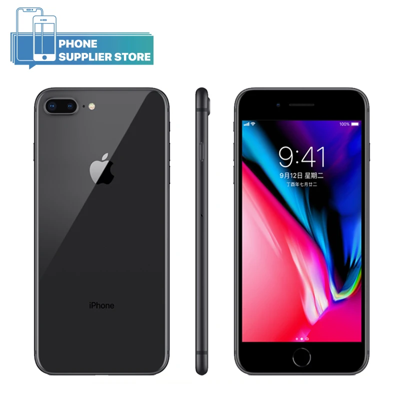 

Original Unlocked Apple iPhone 8 Plus Mobile Phone 64/256GB ROM 5.5 inch 12MP Camera Fingerprint Hexa-core 4G LTE Smartphone