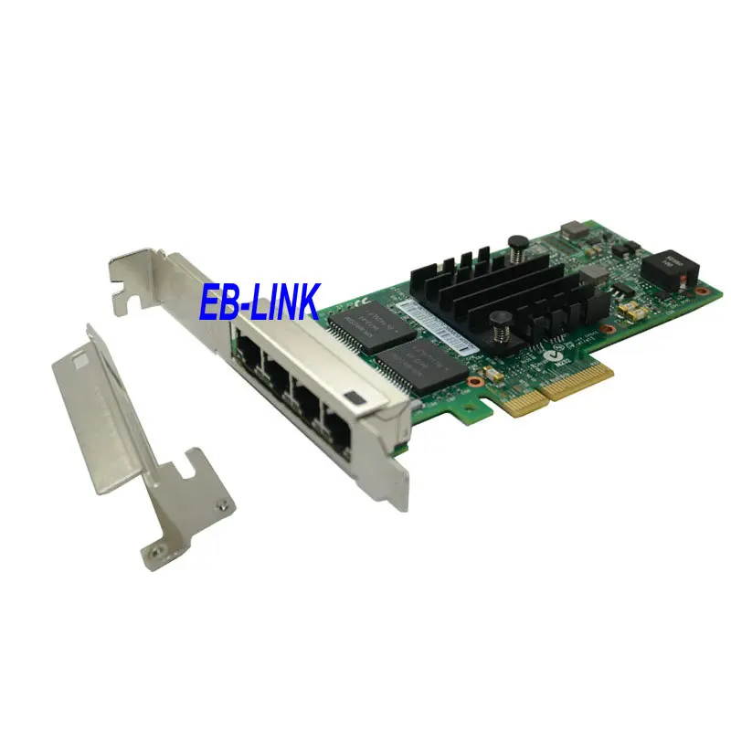 

Intel Chipset I350-T4 Quad Four RJ45 Gigabit Ports Server Adapter PCI-E Card