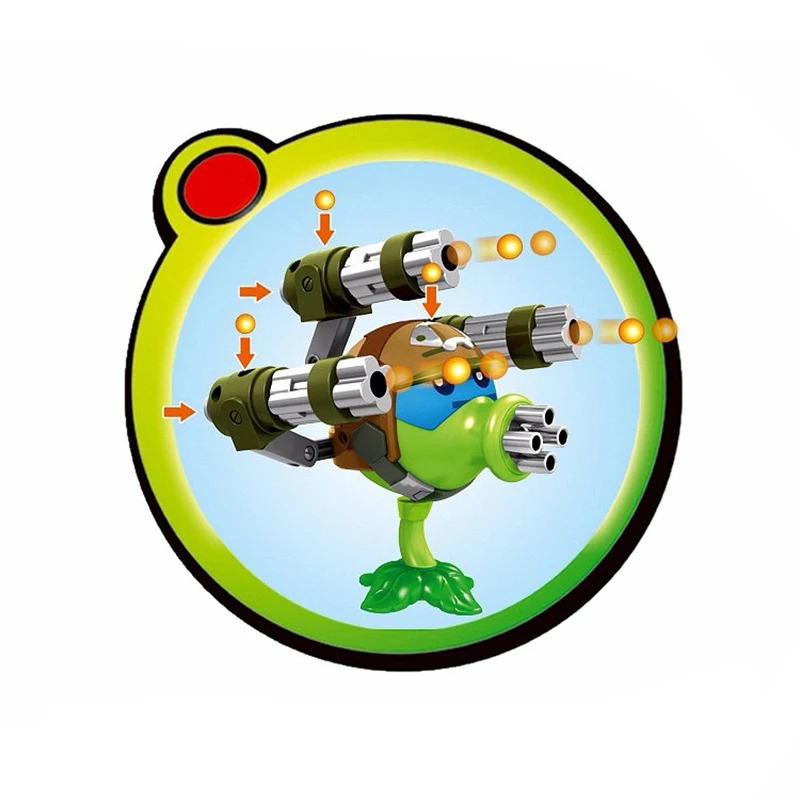 Игра растений против фигурка Зомби Набор ПВХ игрушки PVZ Растения Peashooter|Игровые