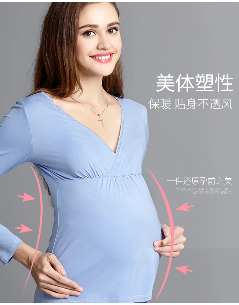 Летняя одежда для кормящих мам, пижамы для кормящих мам, топы для беременных, блузки для беременных, хлопковая футболка с длинными рукавами