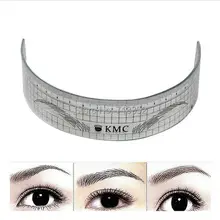 2 шт. линейка для перманентного макияжа бровей 11 см пластиковая линейка для бровей трафареты для макияж для начинающих татуировок