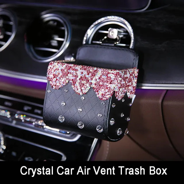 Dww-couvre-volant Rose Pour Voiture Avec Sous-verres De Voiture Housse De  Volant Extensible Bling Pour Femmes, Filles Et Hommes.