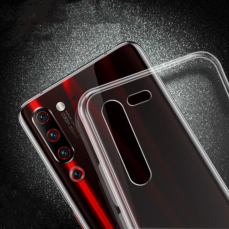 Защитный силиконовый чехол для смартфона Lenovo Z6 Pro TPU Handytasche Прозрачный Прочный из