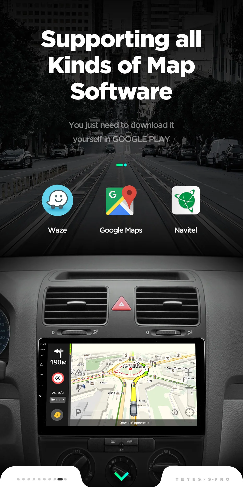 Flash Deal TEYES SPRO For Volkswagen Jetta 5 2005 2006 2007 2008 2009 2010 Car Radio Multimedia Video Player Navigation GPS Android 8.1 19