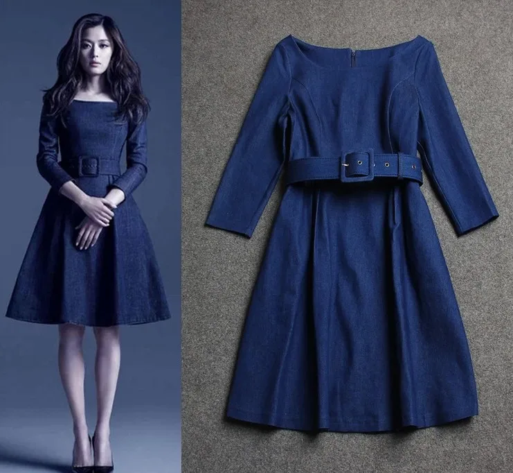 latest jeans dresses