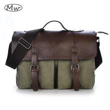 2016 Retro Männer Aktentasche Schulter Tasche Leinwand Messenger Bags Mann Handtasche Tote Tasche Lässig Reisetasche Sac Hommes