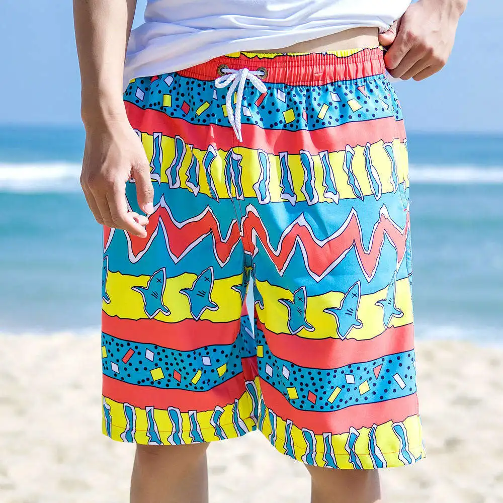 Пляжные шорты для мужчин и женщин, летние быстросохнущие пляжные шорты для пары, костюм для серфинга, спортивный костюм, Шорты для плавания SP66 - Цвет: WS5035 Men