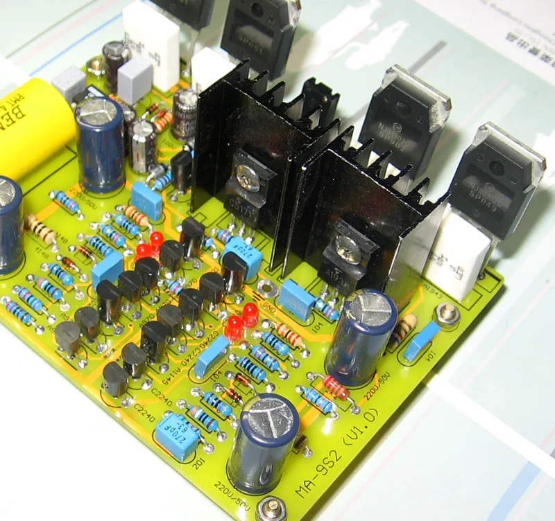 MA 9 Marantz MA 9S2 Reference amplifier circuit, link 2 mono board