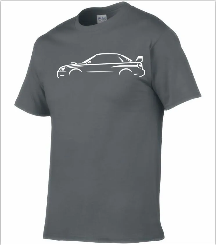Премиум AUTOTEES CAR Футболка-для IMPREZA BLOBEYE WRX STI энтузиастов | Мужская одежда