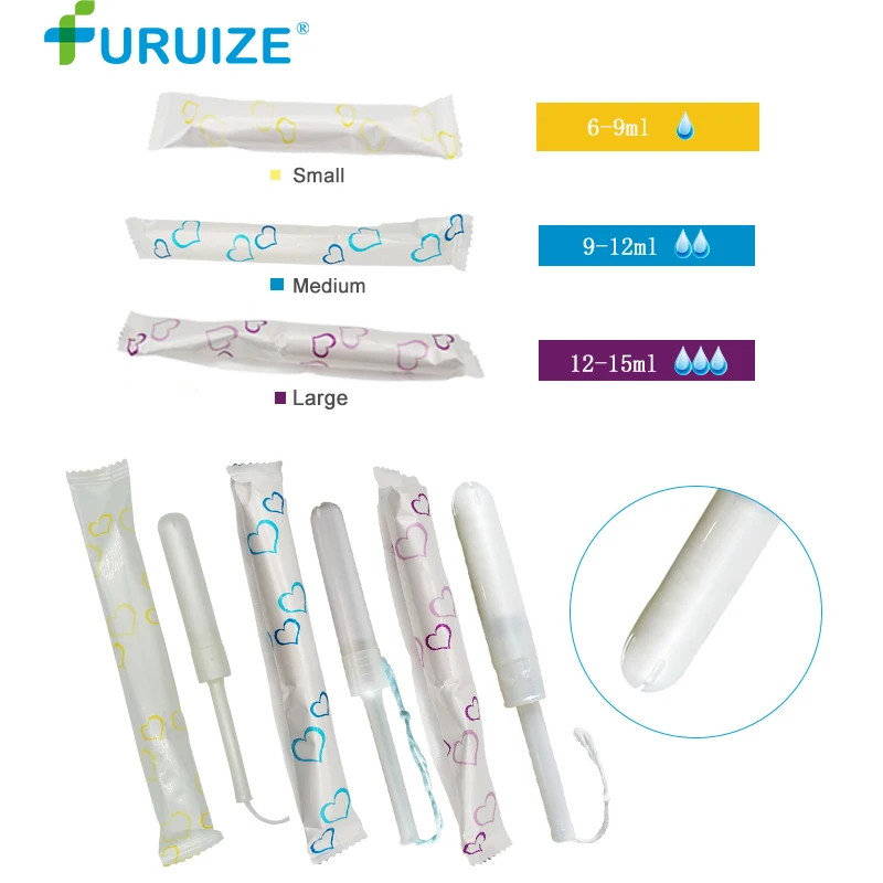 6 9pcs Vaginal tampon organic cotton tampons Menstrual Pad swab tampon