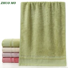 2 шт бамбуковые мягкие полотенца для лица для взрослых, волокна, полотенца для душа, супер абсорбент для ванной, 4 цвета, быстросохнущие полотенца для путешествий, для спортзала