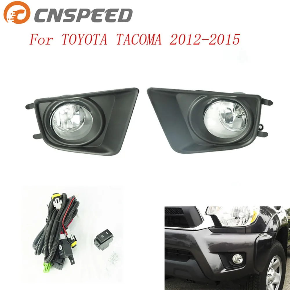 Fog light for Toyota Tacoma 2012-2015 fog lamps Clear  yellow  Smoke Lens Bumper Fog Lights Driving Lamps YC100597