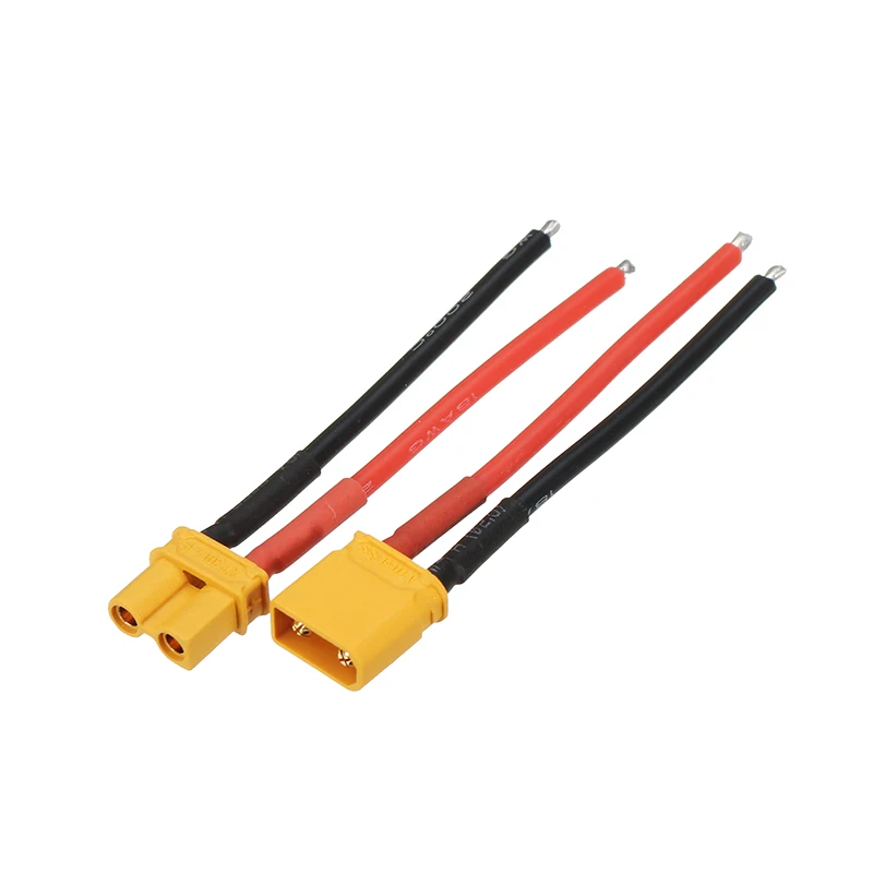 Лучшая покупка 5 см XT30U XT30 штекер для штекера 18AWG кабель разделочной платы пайки ESC