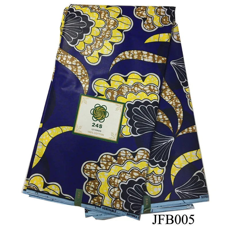 Dutch wax fabric african wax prints fabric 6 yards for women garment