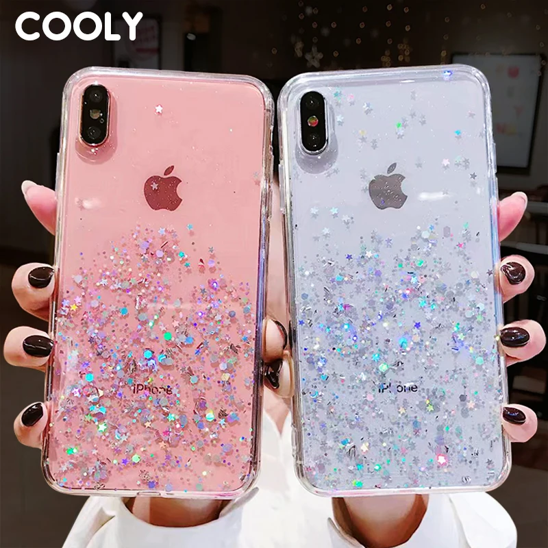 Силиконовый блестящий чехол COOLY для Huawei P30 Pro P20 Lite Mate 20 Honor V10 V20 Nova 3 3i 3E 4 мягкий с