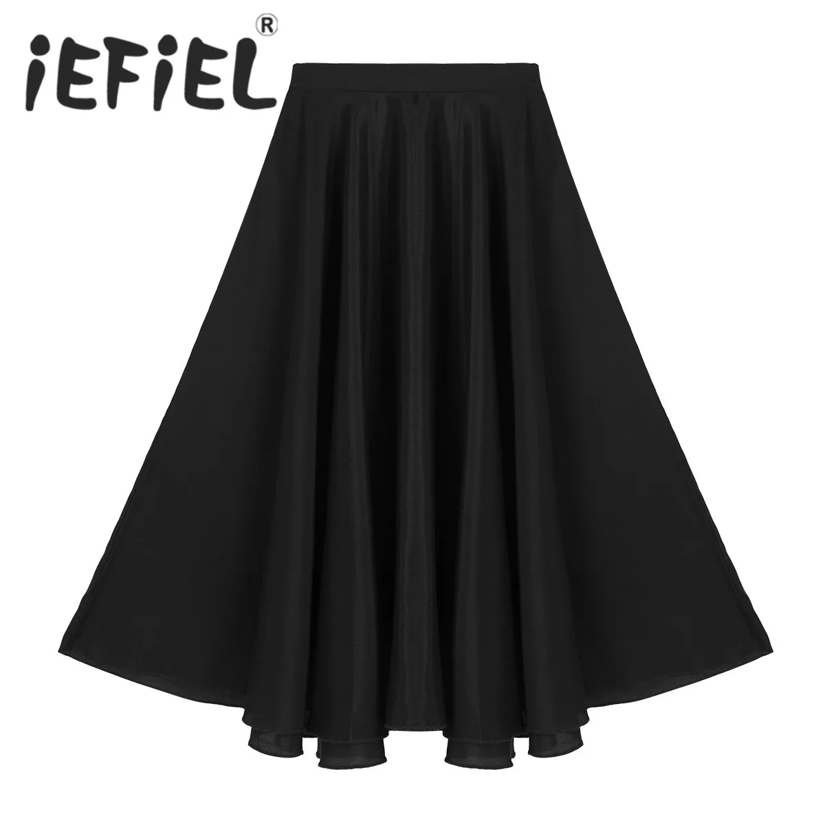 

Children Kids Girls Ballet Dance Skirt Long Maxi Full Circle Skirt for Performance Celebration of Spirit Praise Dance Dress