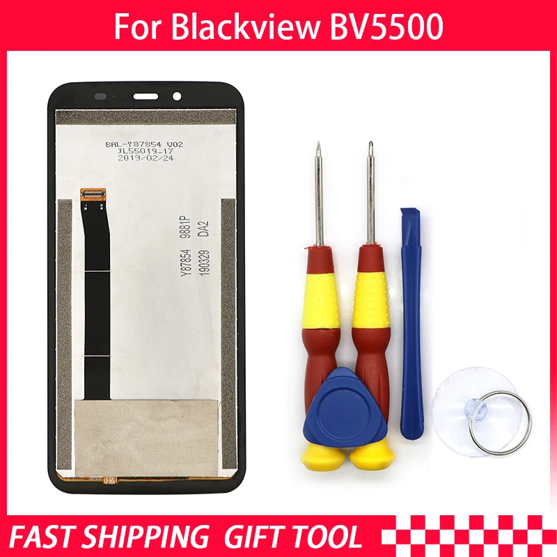 Запасные части для Blackview BV5500 ЖК-дисплей сенсорный экран инструмент разборки клей