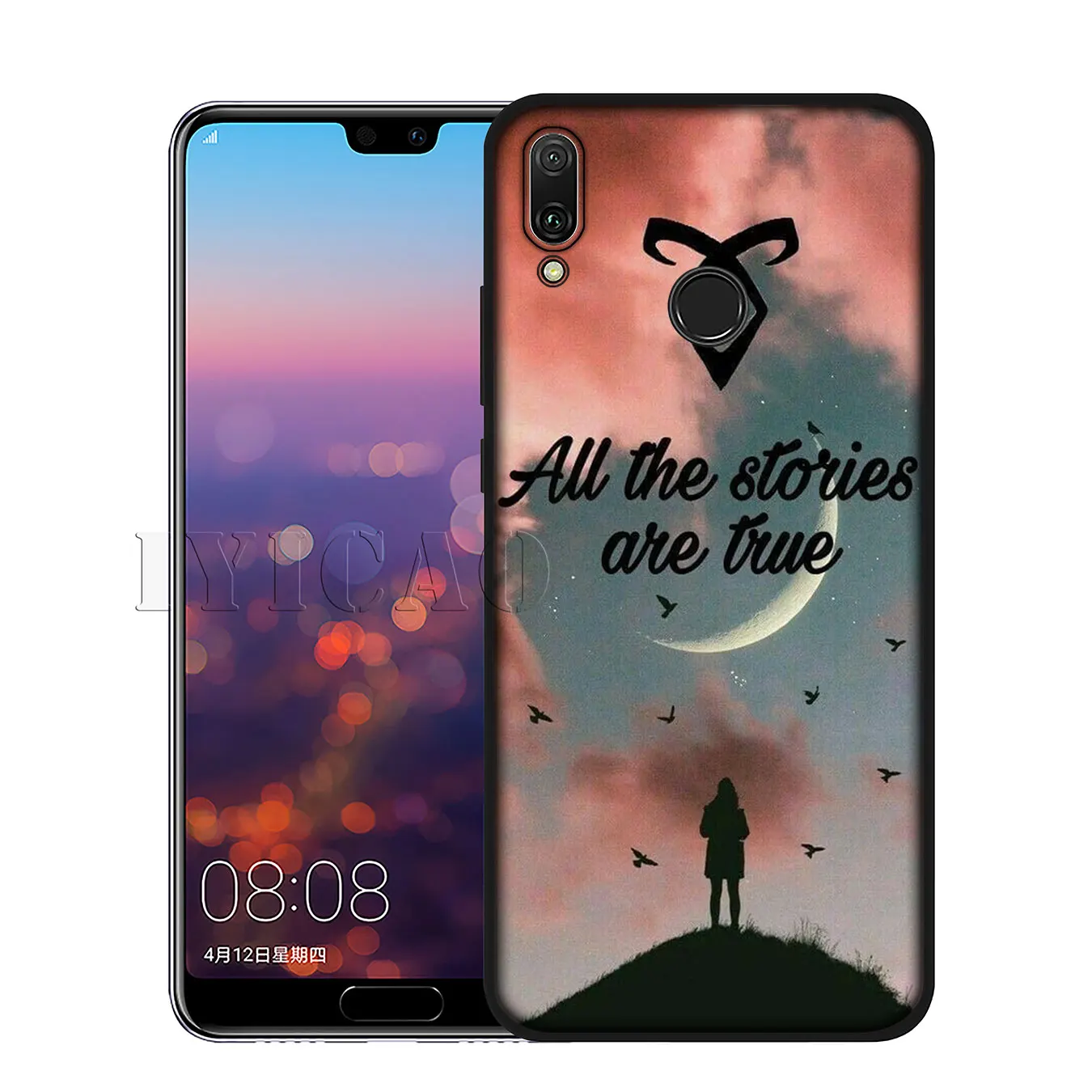 9 Цветной мягкий чехол IYICAO shadowhunts для huawei P20 Pro P10 P8 P9 P30 Lite Mini P Smart - Цвет: 9