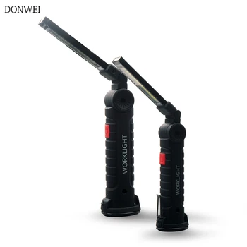 

Portable 5 Mode COB Flashlight Torch USB Rechargeable LED Work Light Waterproof Lanterna Hanging Hook Lamp For Outdoor Camping