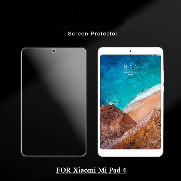

MAIJIEKE For Xiaomi Mi Pad 4 8.0 inch Tempered Glass 9H Front Screen Protector Protective Film for mi Pad 2 3 Tablet Glass