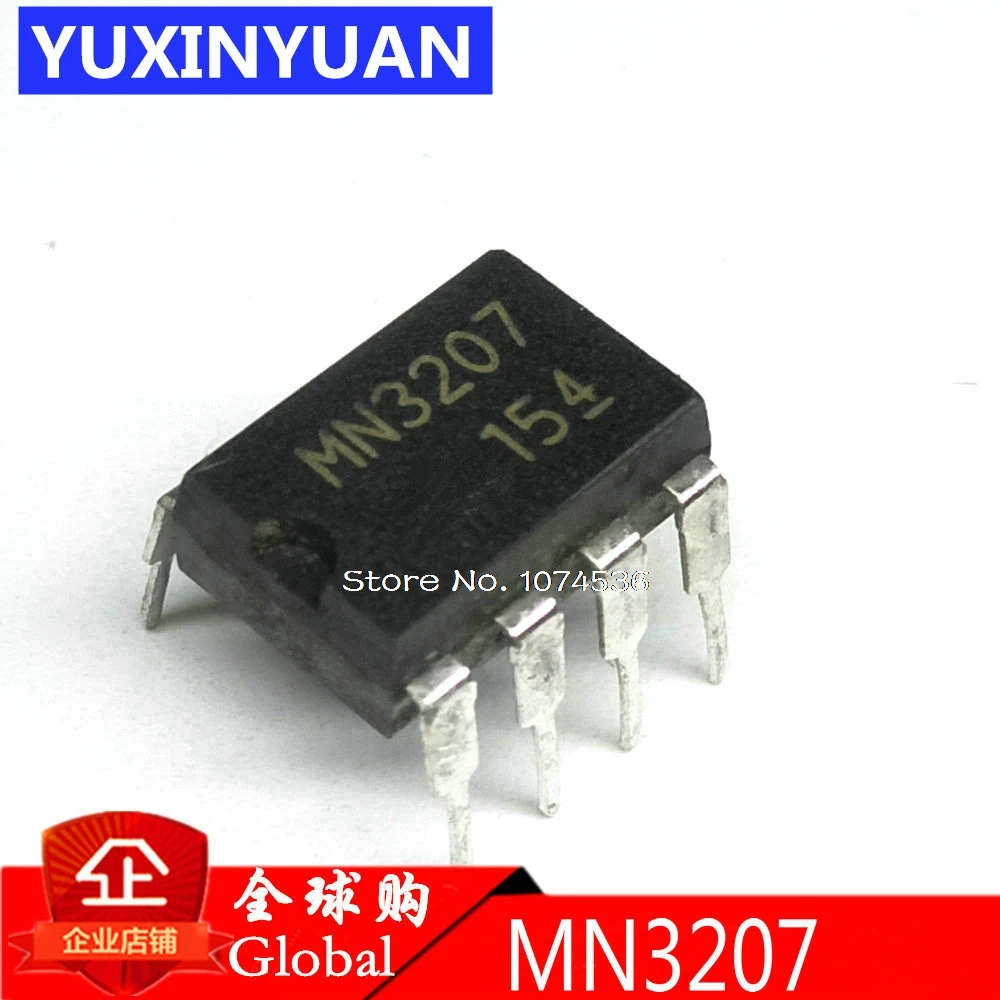 10PCS/lot MN3207(5PCS) and MN3102(5pcs) karaoke clock drive DIP8 100% ...