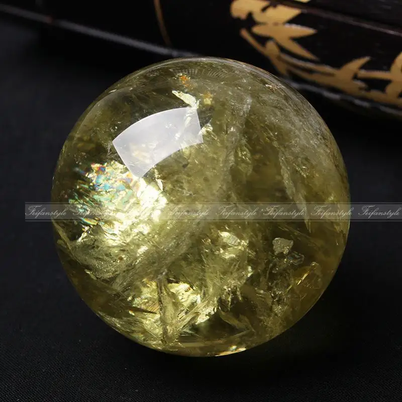 

AAAA+++1PC nature citrine yellow crystal quartz gemstone sphere ball reiki healing F867 natural stones and minerals CRYSTAL LOVE