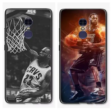 

LeBron James Basketball star design plastic soft silicon cover case for xiaomi redmi note 4X 4 3 Pro