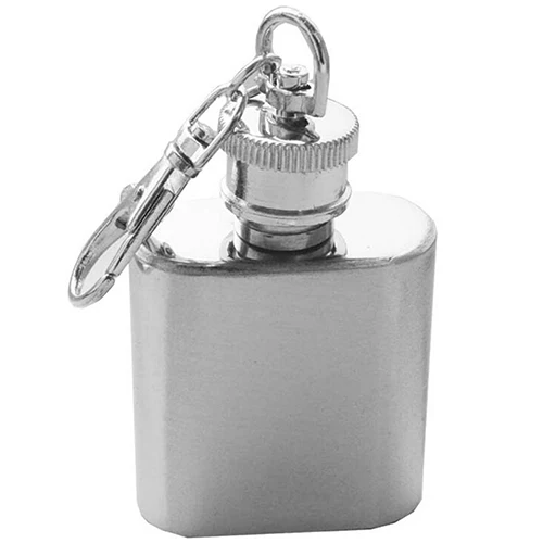 

1 oz Mini Pocket Stainless Steel Wine Bottle Whiskey Liquor Hip Flask Screw Cap 8BUN