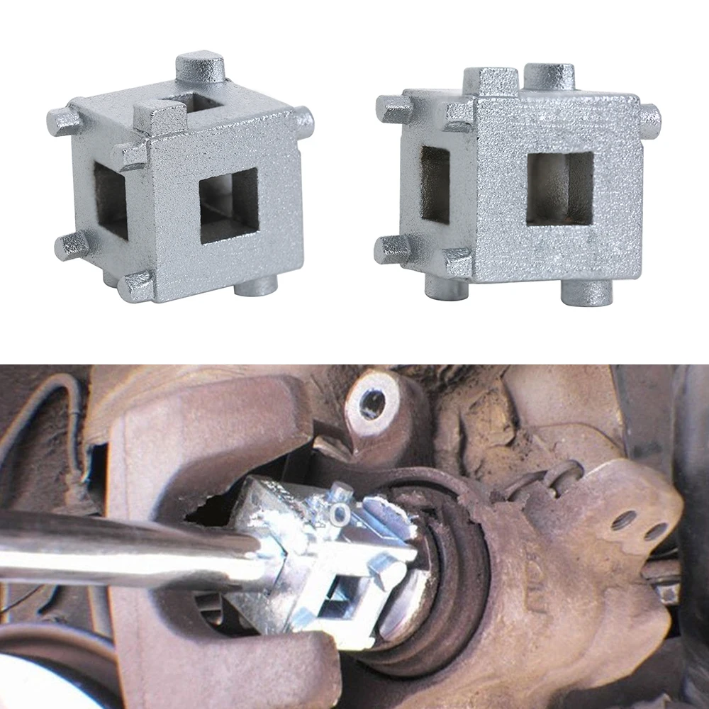 Durable Car Rear Disc Brake Piston Retractor Tool Wind Back Cube Caliper