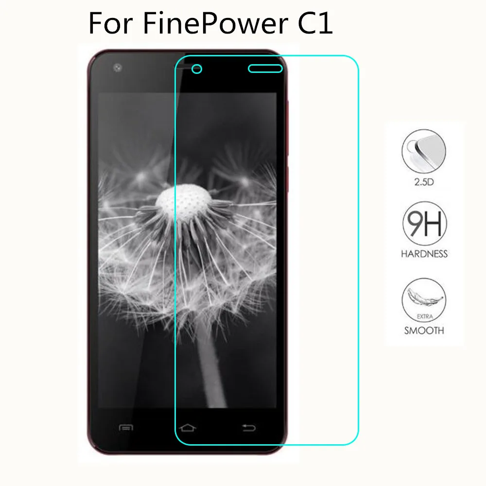 Защитное закаленное стекло премиум-класса 9H для FinePower C1 защита экрана от царапин