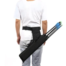 Три-трубки стрела сумка для переноски Dart колчан контактировать с стрельба из лука ткань «Оксфорд» в стиле «хип Охота обучение, Регулируемая посадка на талии; Back Carry сумка