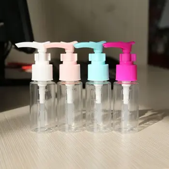 

7Pcs Portable Refillable Empty Bottles Set Makeup Pump Spray Container Plastic Screw Cap Dispenser Clear Organizer With Notes