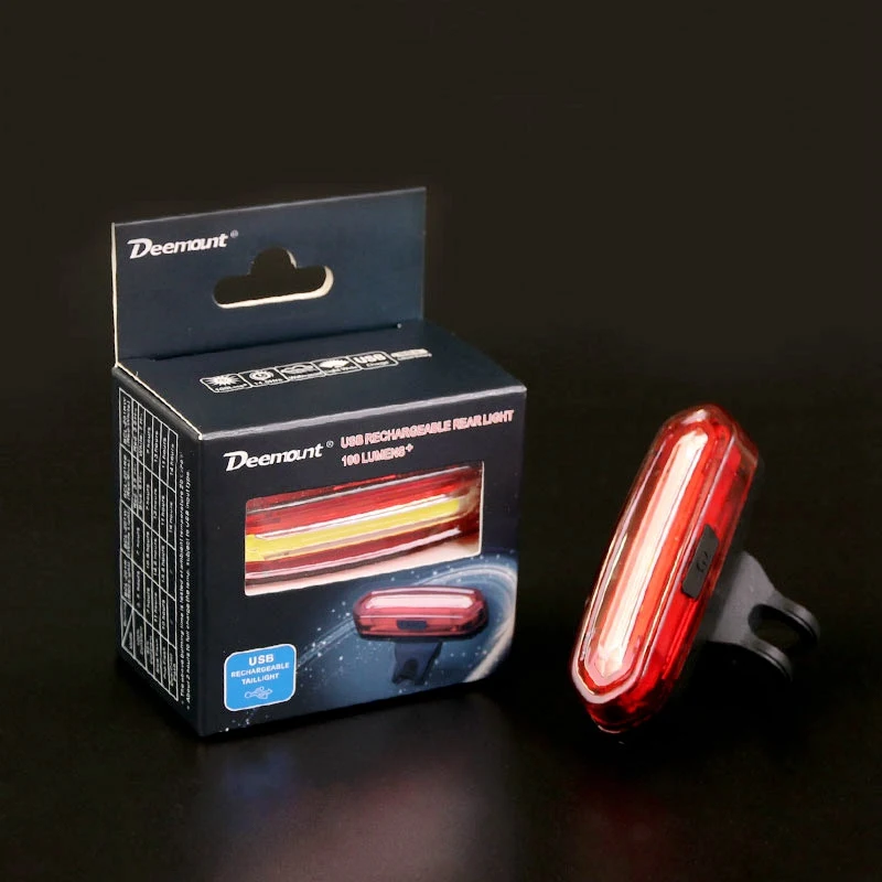 ACEXPNM Портативный USB Перезаряжаемые велосипед хвост сзади безопасности Предупреждение светильник хвост светильник супер яркий светодиодный светильник Водонепроницаемый светодиодный 7 цветов