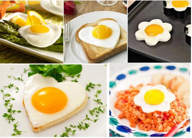 Кухонная Форма для яиц DIY Форма для сердца форма из нержавеющай стали Cocina омлетница резак форма яйца инструменты для приготовления пищи аксессуары плита