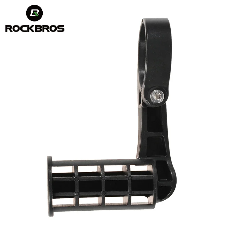 Perfect ROCKBROS Bicycle Handlebar Extended Bracket Bike Parts Cycling Computer Extend Holder Bike Light Plastic Extend Support Stand 5