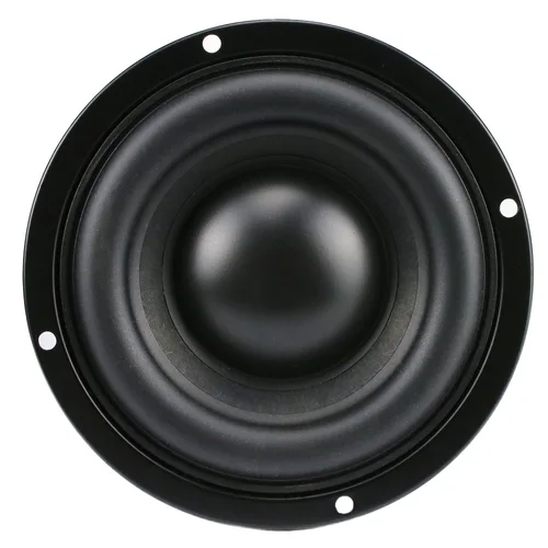 GHXAMP 4 인치 우퍼 서브 우퍼 스피커 유닛, 4ohm 40W 폴리머 캡 롱 스트로크 고무 컴퓨터 멀티미디어 스피커 업그레이드 1 개 2