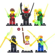 6pcs lot Phantom Ninja Mini Figure movie Super Hero Kid Baby Toy Building Blocks Toys Minifigures