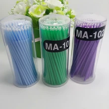 200 шт. Micro одноразовые тампон брух Применение ресниц Ватные палочки детские Макияж Toos использован для ресниц