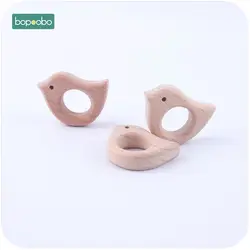Bopoobo 1 шт. милые маленькие деревянные птицы ЕДА класс материалы Высокое качество классические сенсорные игрушки кормящих интимные