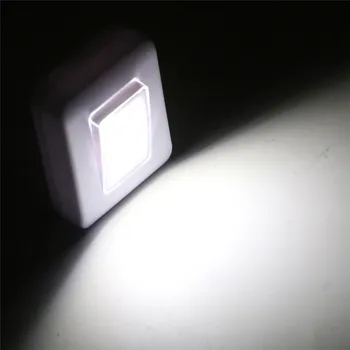 

LED Night Light COB LED Cordless Switch wall Light Battery Operated Under CabineT LED NIGHT LIGHT home decor 40JA07