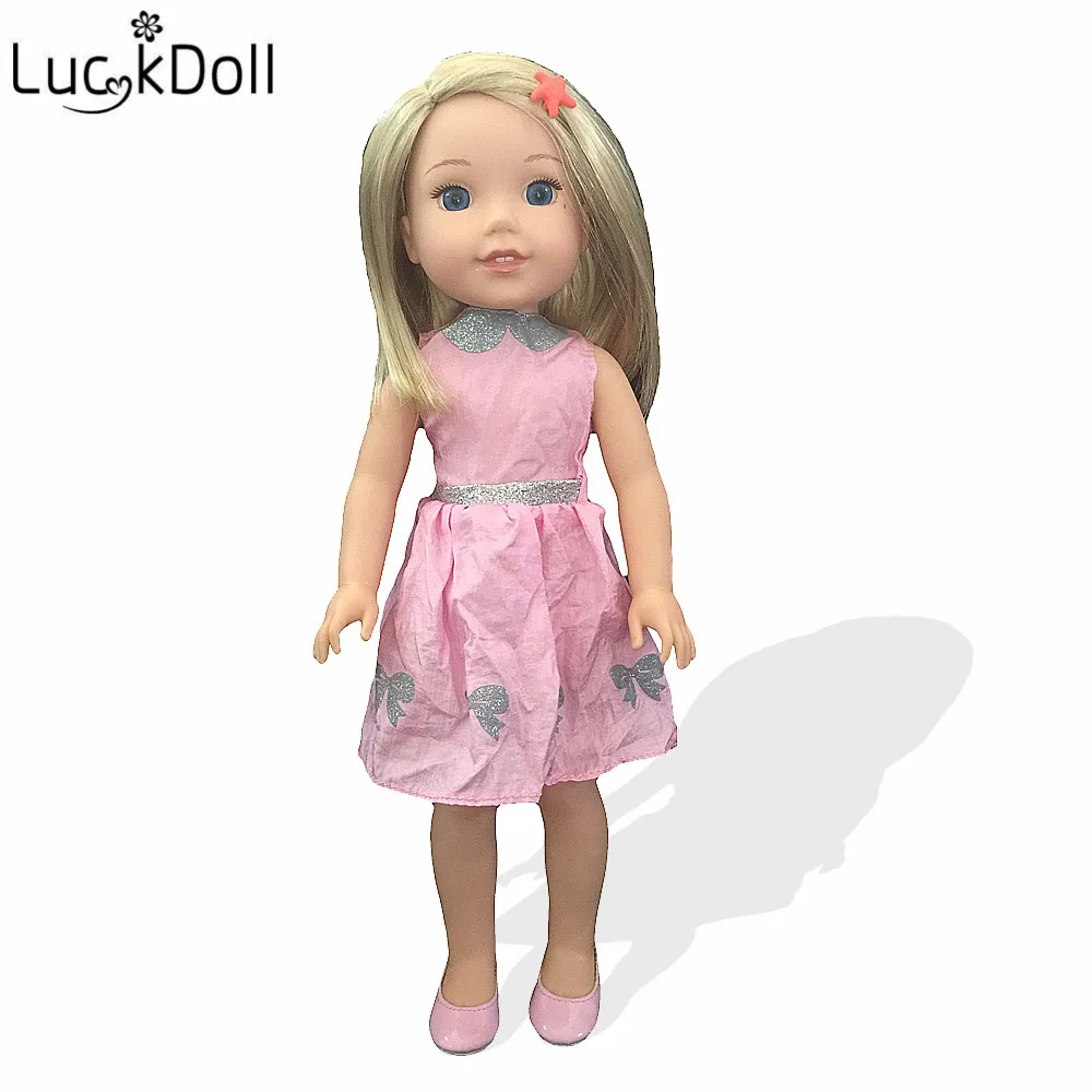 Luckydoll новая кукла одежда аксессуары юбка подходит для 14,5 дюймов Американская женская кукла игрушка детский лучший праздничный подарок