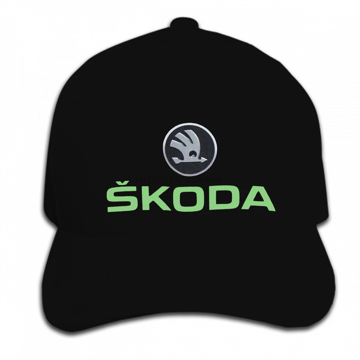 

Print Custom Baseball Cap Hip Hop New Skoda Logo Green Color Logo Mens Hat Peaked cap