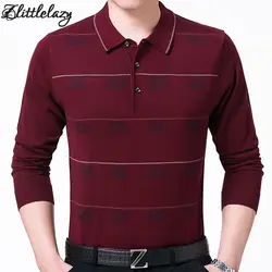 2018 брендовые Длинные рукава фитнес-рубашка поло для мужчин camisa masculino повседневные полосатые футболки-поло мужская poloshirt одежда Джерси 60237