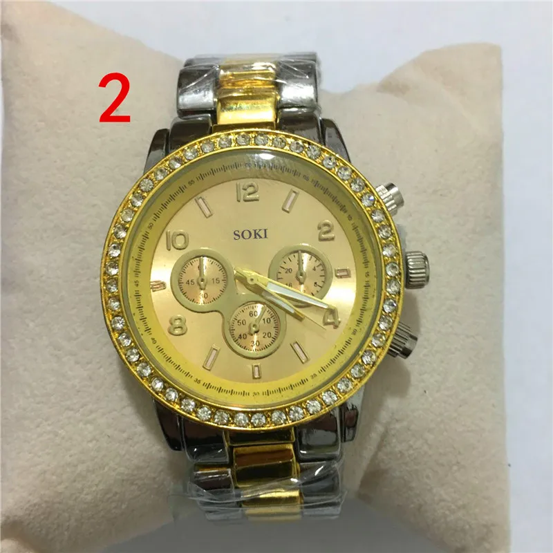 

Men's fashion stainless steel watch with elegant luxury business watch.